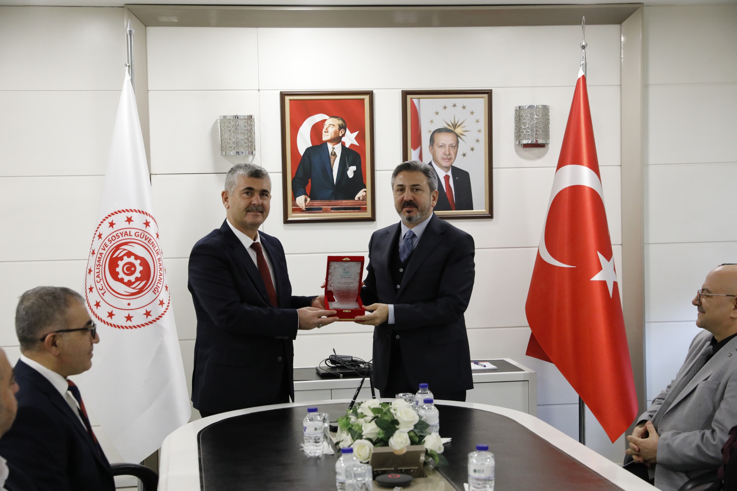 MEYAD heyeti Ahmet Aydın'ı ziyarette