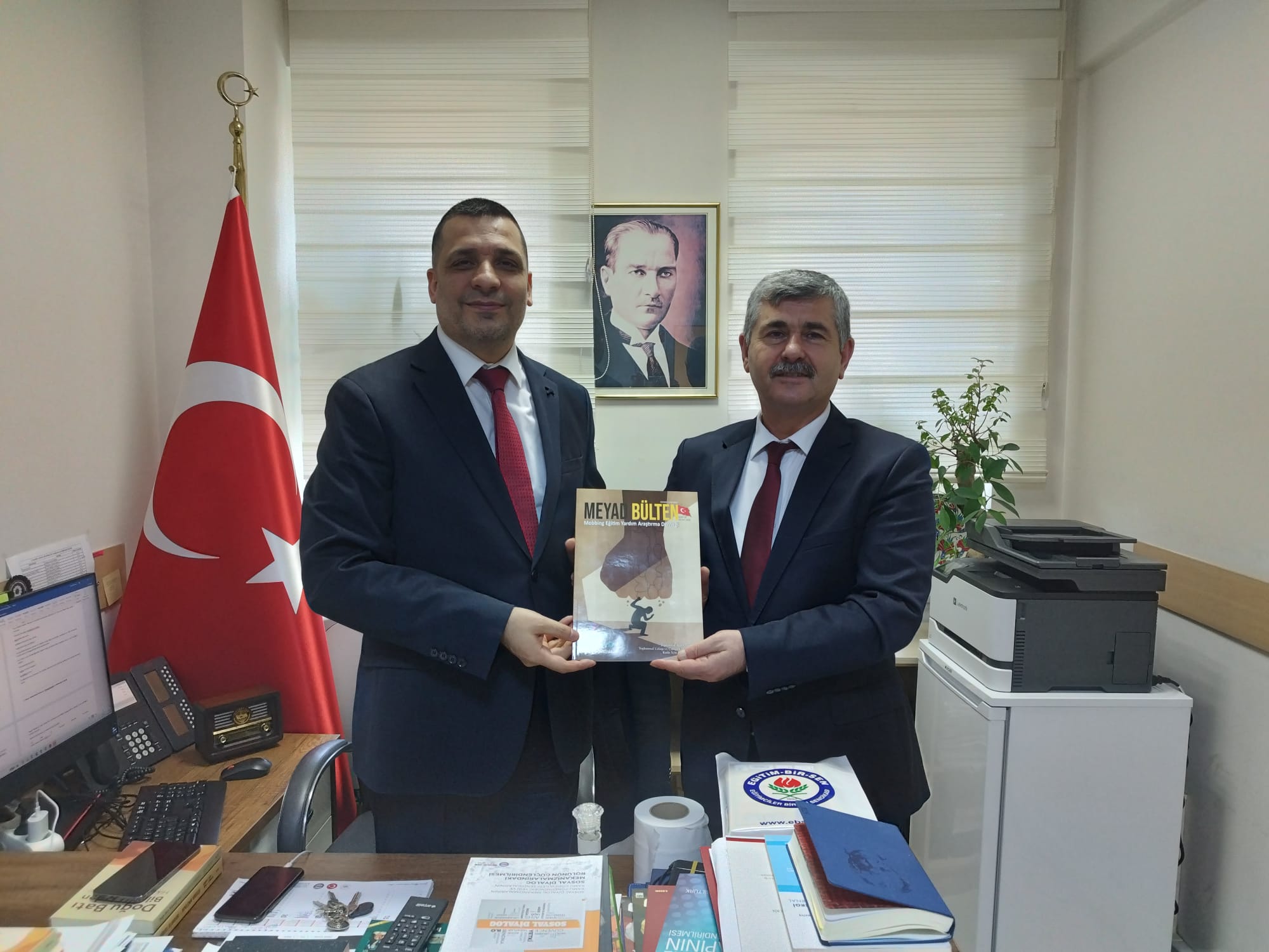 Çalışma Genel Müdürlüğü Daire Başkanı Sn. Eyüp Beyhan’a Ziyaret